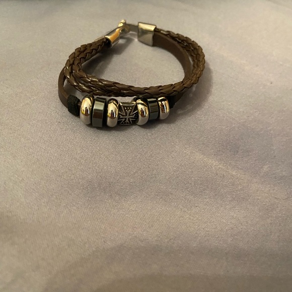 Cross bracelet men’s - Picture 2 of 2